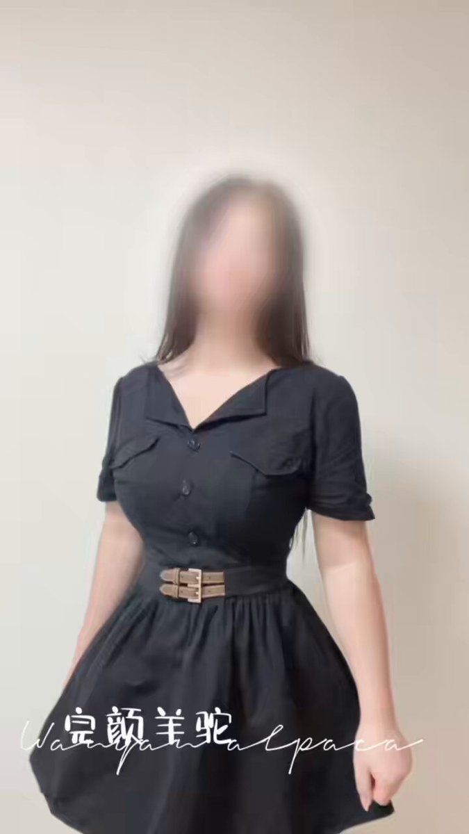 Black Dress Beauty Striptease — Swaying Big Breasts Temptation