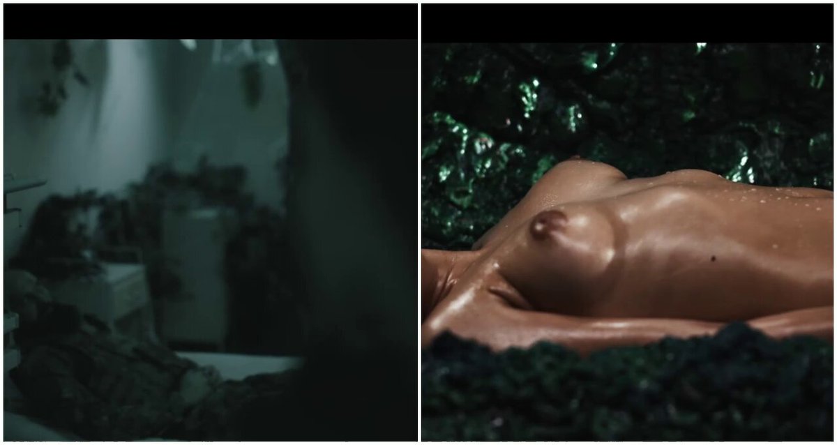 Wet Slippery Black Cock Furiously Ramming a Gorgeous Slut — Labia Wide Open, Squirting Orgasms