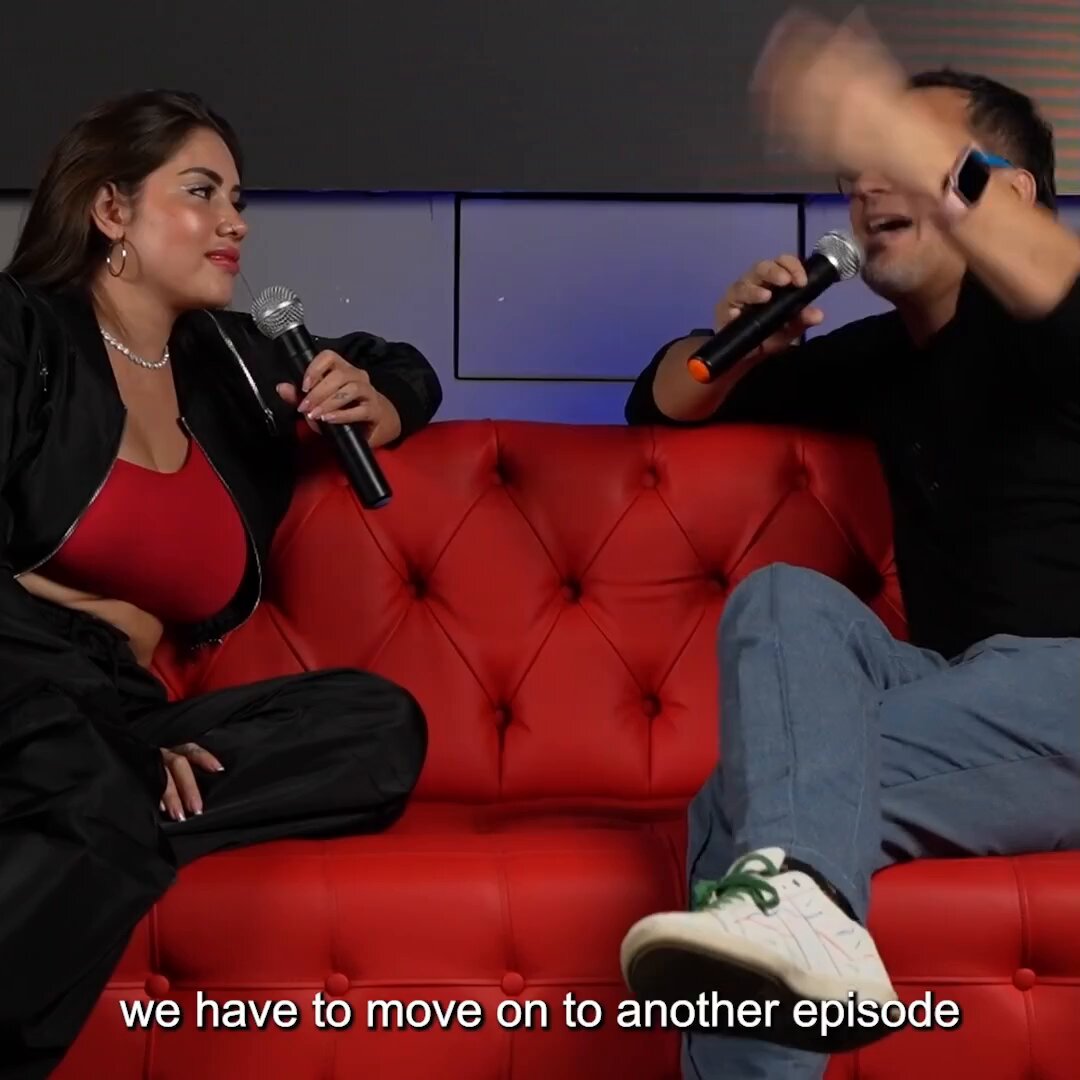 Juan Bustostos Live: Hot Big-Breasted Host Talks Cuckold Arousal, Grips Microphone and Frantically Strokes in a Suggestive Display!