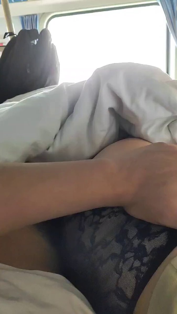 Train Sleeper Passion! Sexy Lace Panties and Perky Butt Tease