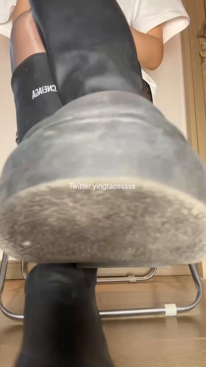 Balenciaga Tall Boots and Stockings: Sexy Legs Tease — Sole-Licking Extravaganza!