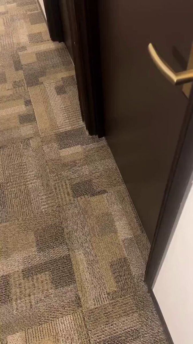 Lewd Temptation in Front of a Hotel Hallway Door — Sexy Girl's Perky Ass Waiting for You to Open the Door and Pound Her