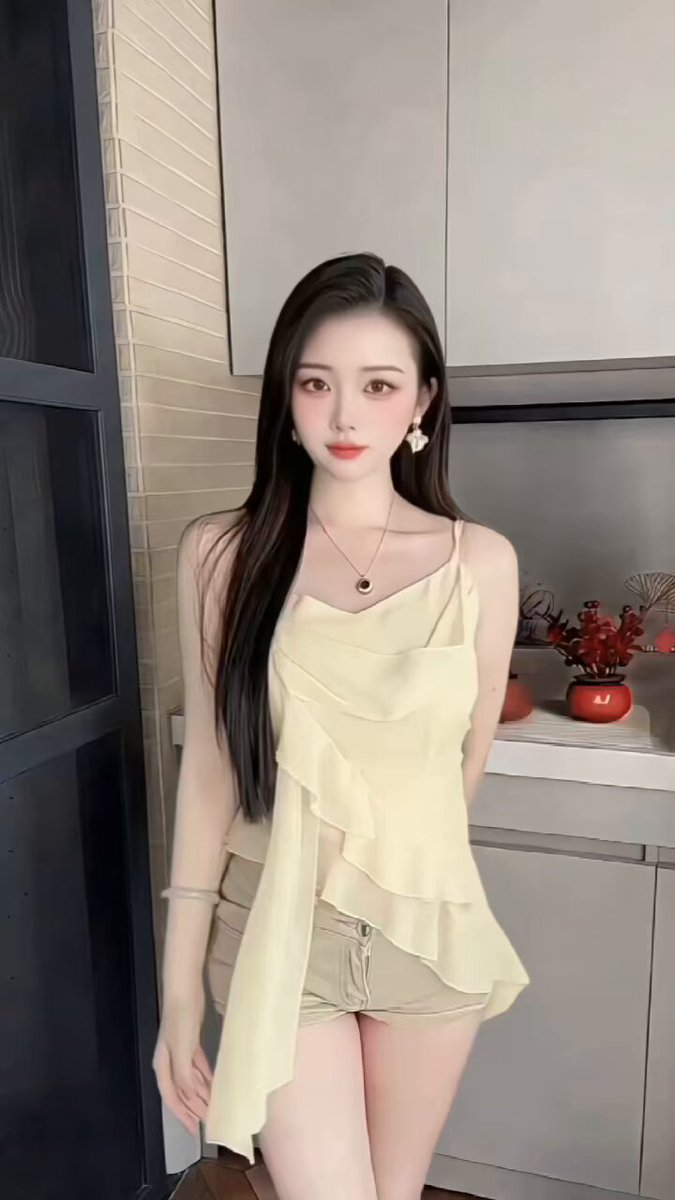 今日份黄色小吊带







 