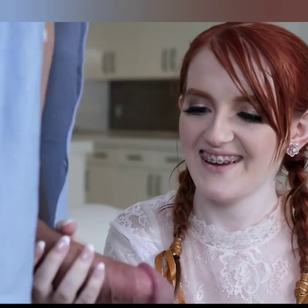 Red-Haired Twin-Tail Girl — Wild Kitchen & Sofa Blowjob and Internal Cumshot