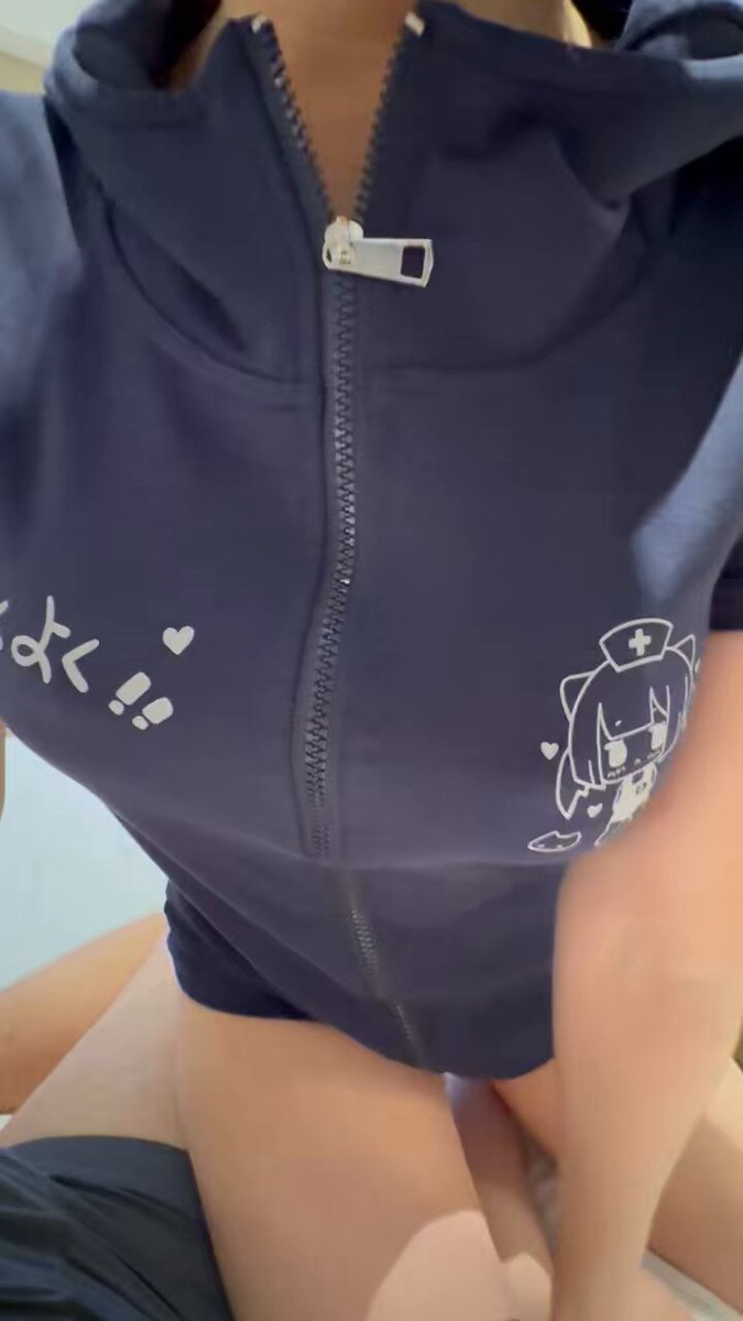 Nurse Outfit Zipper Wide Open! Busty Beauty Rubbed to Climax, Squirting Wildly