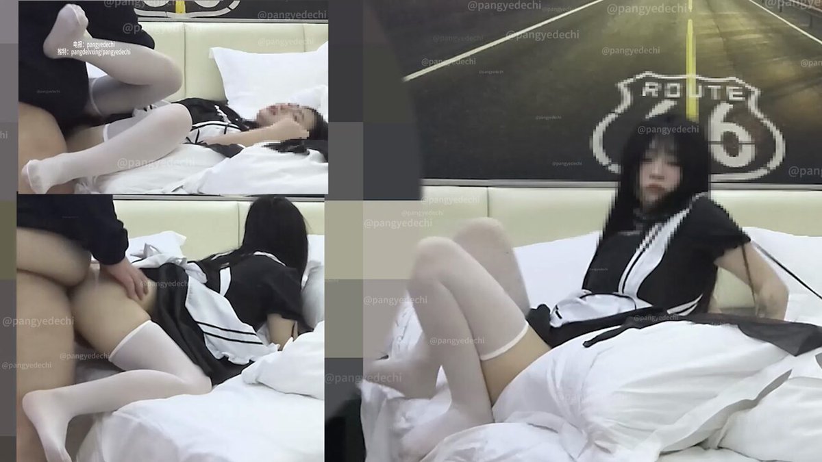 白丝女仆床上被猛男骑乘狂插高潮连连！