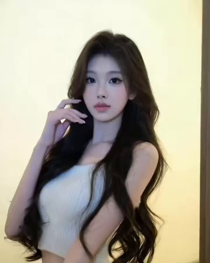 #Ảnh thật của người mẫu Thượng Hải, sinh năm 2004, cao 177cm 🐻C, đến từ Tứ Xuyên, người có sức ảnh hưởng trên Xiaohongshu và Douyin, ngư...