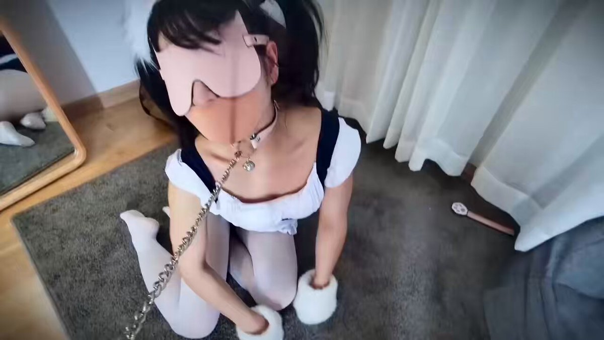 眼罩女仆被绳缚调教！跳蛋震动狂插蜜穴高潮喷水