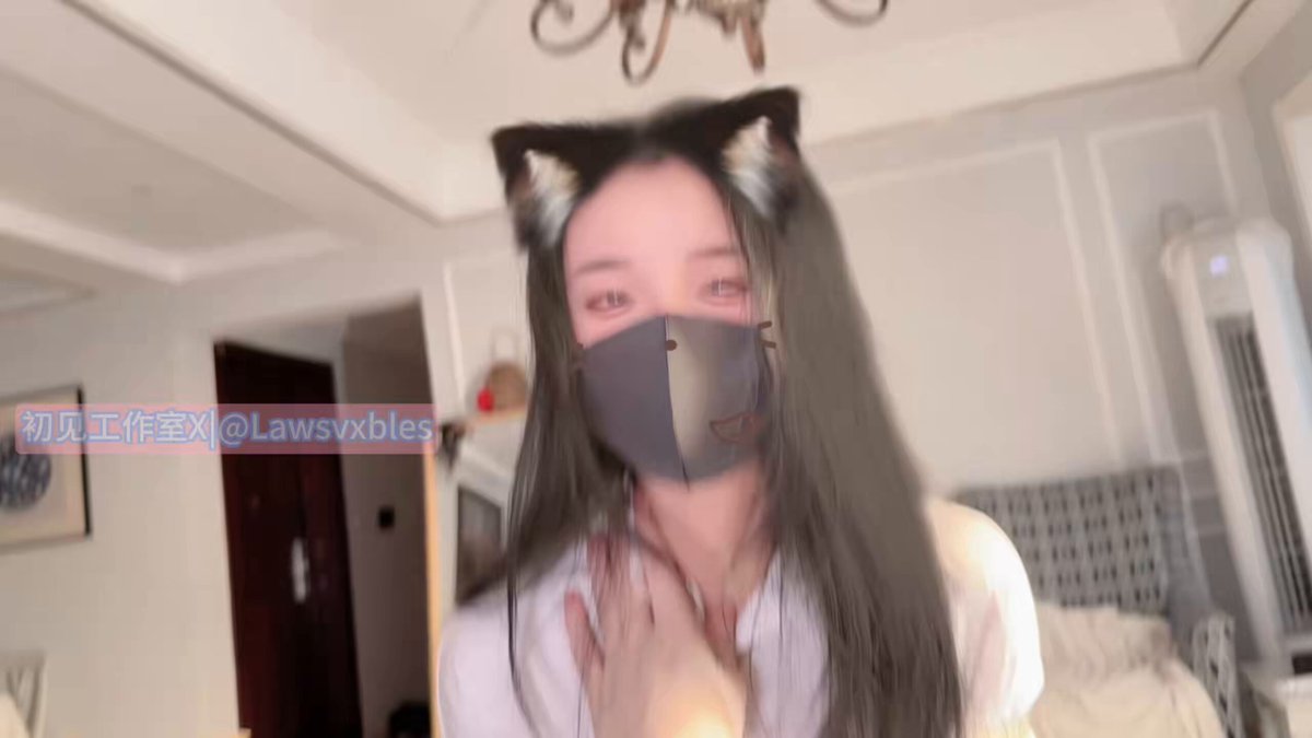 猫耳口罩美女自缚调教！绳索勒紧湿透黑丝内裤高潮喷水