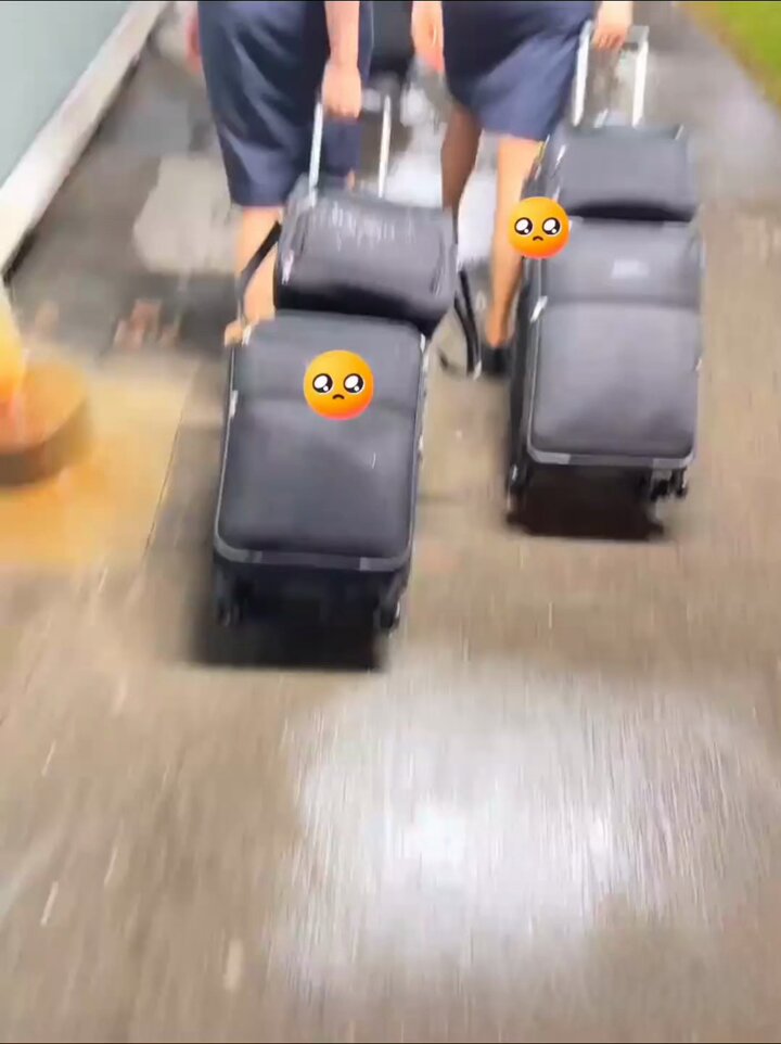 Latałem tak źle, że od razu po wylądowaniu byłem przemoczony. Czemu nikt nie wziął parasola, żeby na mnie poczekać po wylądowaniu? 😭😭