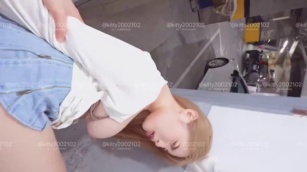 Blonde in Denim Mini Skirt Hung Upside-Down — Deep-Throat Oral Cumshot! Perky Butt Fingers Her Pussy to Squirt