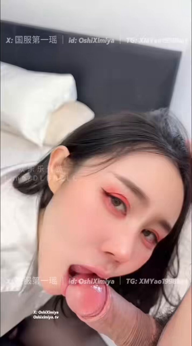 Black-Stocking Beauty ObiXinya Deep-Throats a Big Cock and Frenziedly Licks the Balls