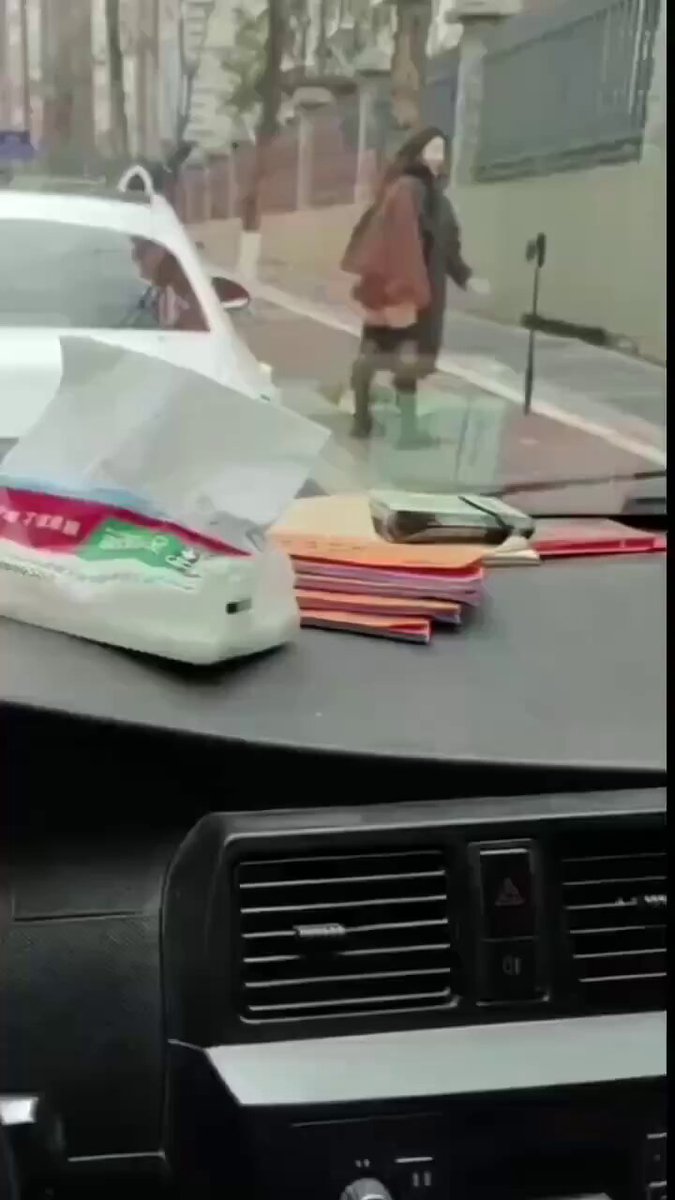 車内セックス盗撮！寝取られ美女が街中で跪いて大チンポを舐め尽くし精液を飲み干す