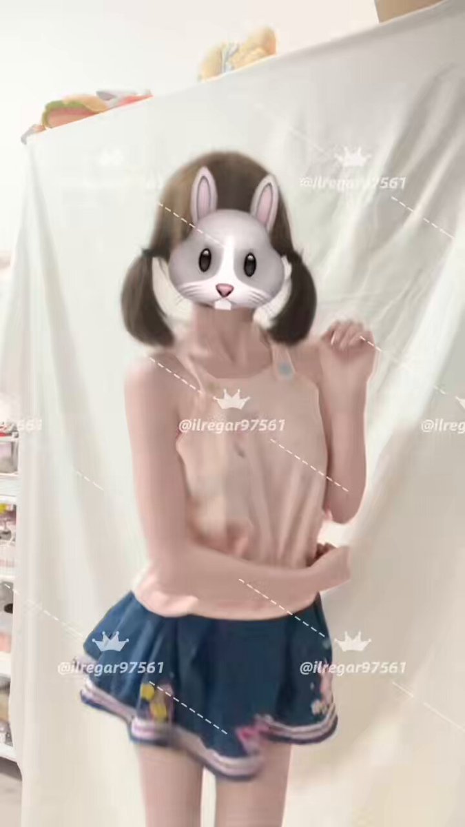 Bunny Girl Turns into a Belly-Dance Slut — Pink Girl Sways Hips and Busty Temptation