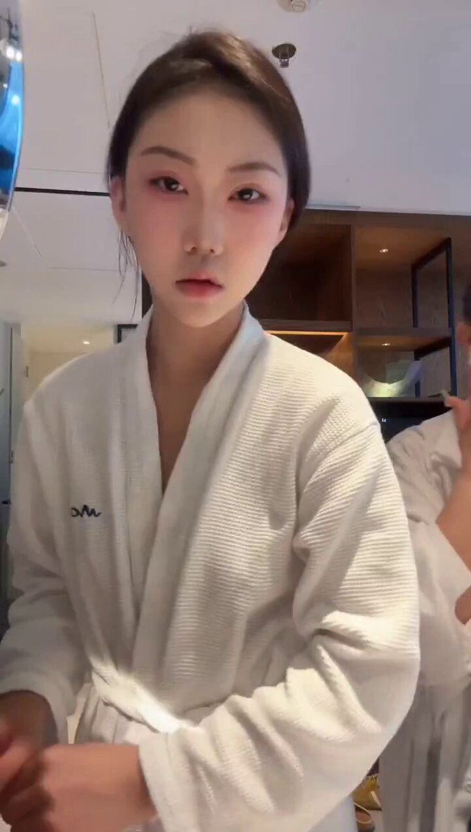 Hotel Hot Girl Sunglasses Tease! Semi-Sheer White Shirt Self-Pleasure Show