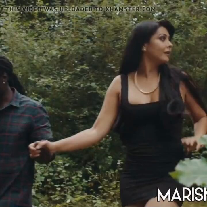 Marish野外黑人大屌猛插骚穴狂干