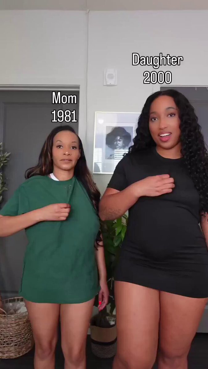 1981黑妈与2000黑女儿超性感比拼，巨乳翘臀互秀！