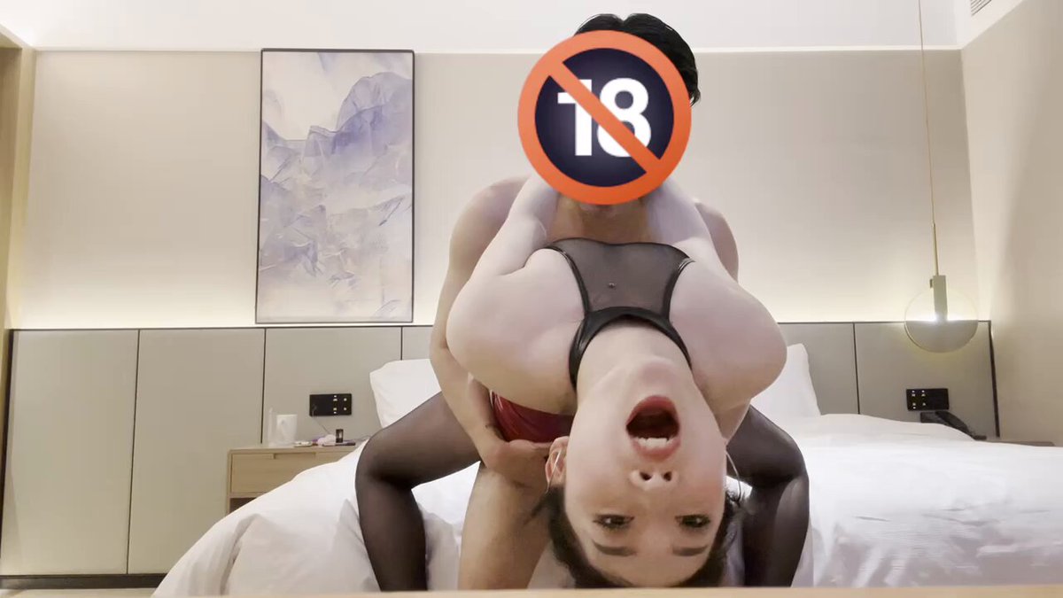 Hotel Red-Dress Beauty: Perky Butt Rides and Wild Rear Thrusts — Black-Stocking Pussy Exposed for a Wild Orgasm