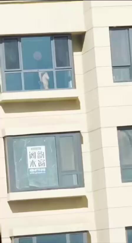 对面大姐扫地不穿衣服… 