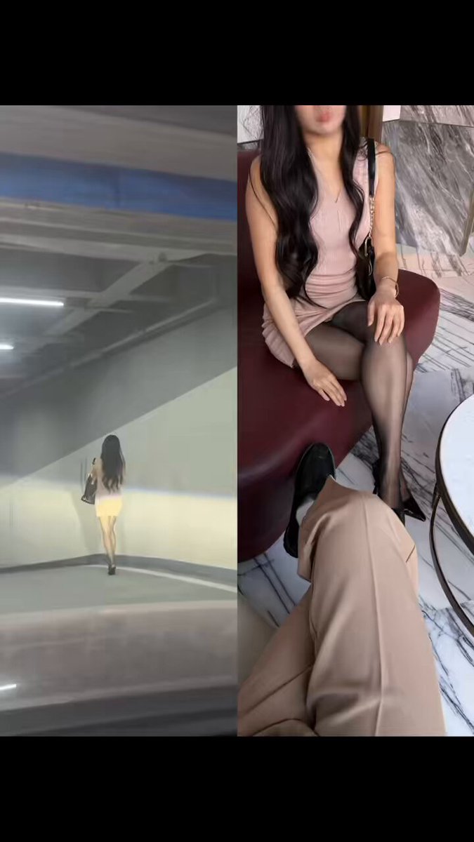 黑丝美女停车场翘臀诱惑！沙发上开档裤袜玩鸡巴自慰高潮