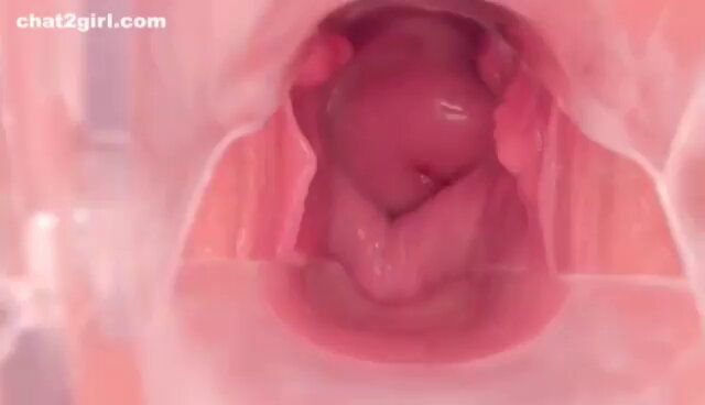 超近距离阴道内窥镜！粉嫩小穴湿润收缩特写