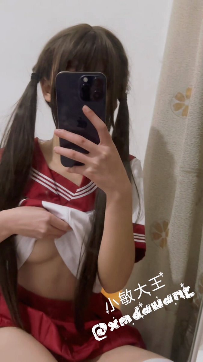 Sailor Outfit Girl Selfie — Exposed Breasts, Perky Butt & Teasing White-Stocking Legs | 123av.fun Exclusive