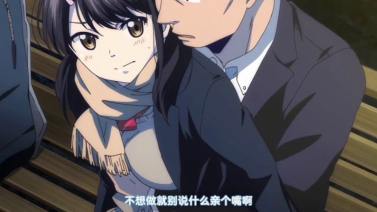 Black-haired beauty's large breasts vigorously groped under a scarf by a man! Outdoor training tempts her ample bust