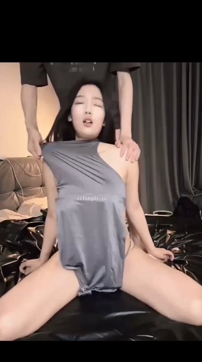 Silky Sleepwear Temptation! Busty Beauty Spreads M-Legs as Her Breasts Are Roughly Squeezed and Her Pussy Played