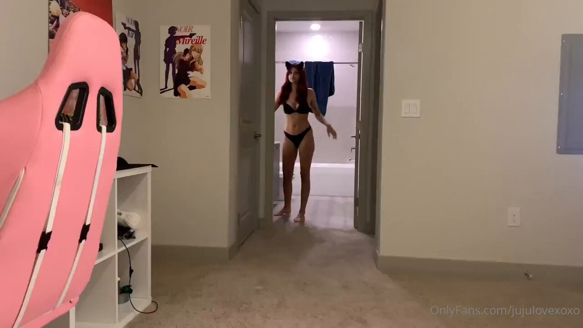 Red-Haired Catgirl Bathroom Temptation! Oral, Rough Doggy & Facial Climax