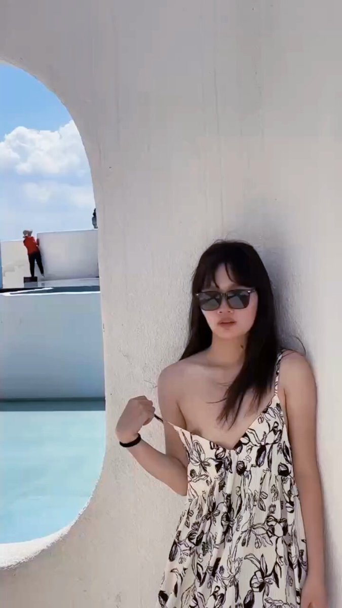 Poolside Sunglasses Beauty Exposing Her Breasts — Extremely Seductive!