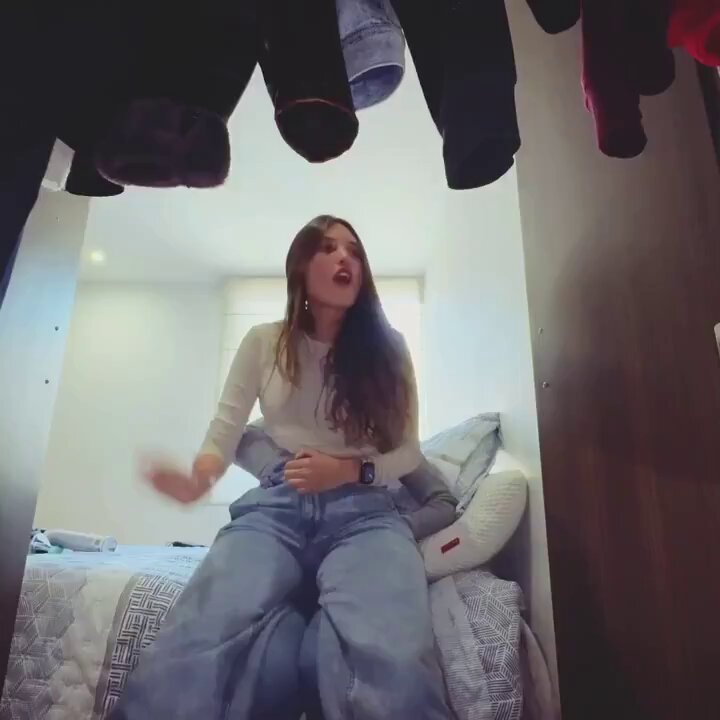 Scarlett and Chanel Go Wild Behind the Blinds After Mom Leaves — Hot Kissing and Pussy Licking!