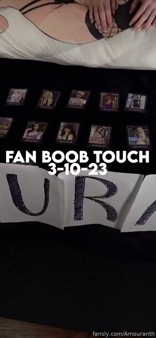 红发尤物Fan Boob Touch！巨乳美女玩偶卡牌摸奶游戏超诱惑