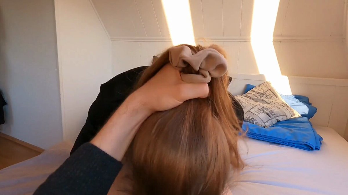 Big-ass beauty on the bed with a perky butt slammed from behind as his cock plunges into her pink, horny hole!