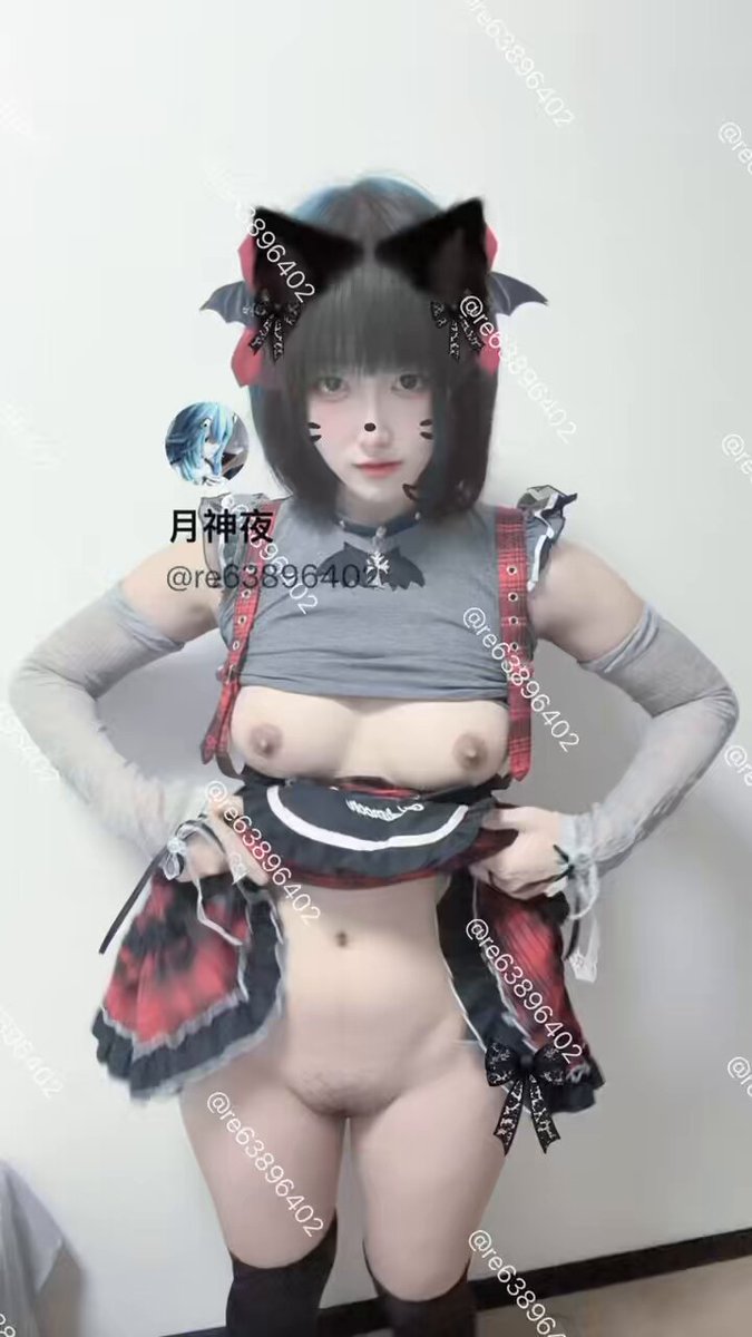 Black Cat Maid Exposed Breasts & Bare Pussy Tease Self-Pleasure Show! 123av.fun Exclusive Benefit