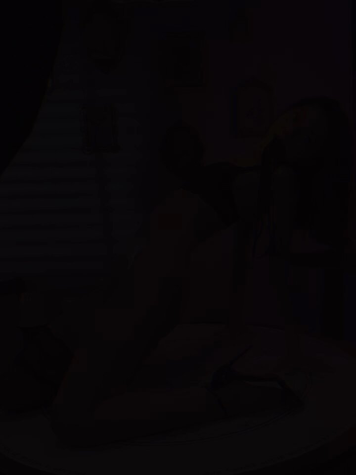 Black-Stockings Beauty with a Perky Butt Teasing Self-Masturbation Orgasm