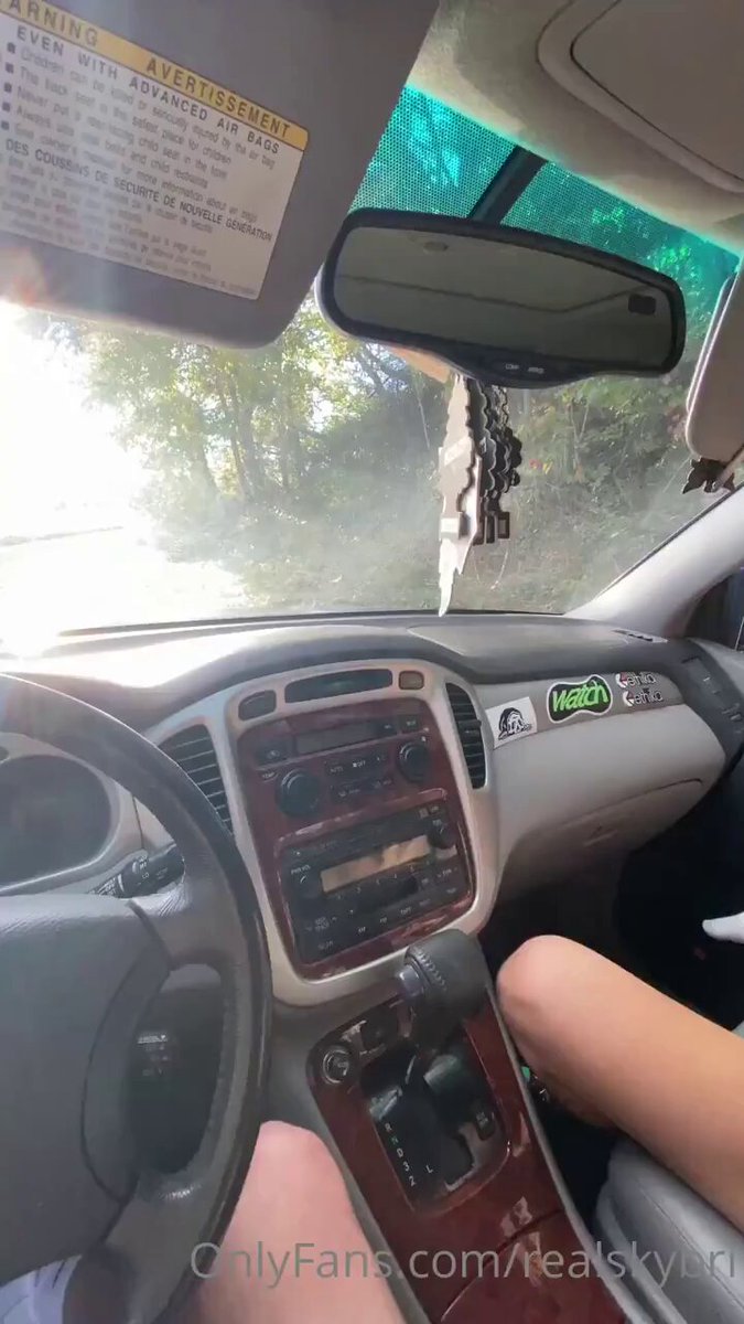 Car Sex Frenzy! Blonde Hottie Rides Big Cock, Squirting Orgasm