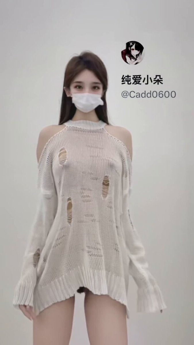 Masked Long-Haired Beauty Rips Sweater, Exposing Breasts and Genitals! Exclusive on 123av.fun