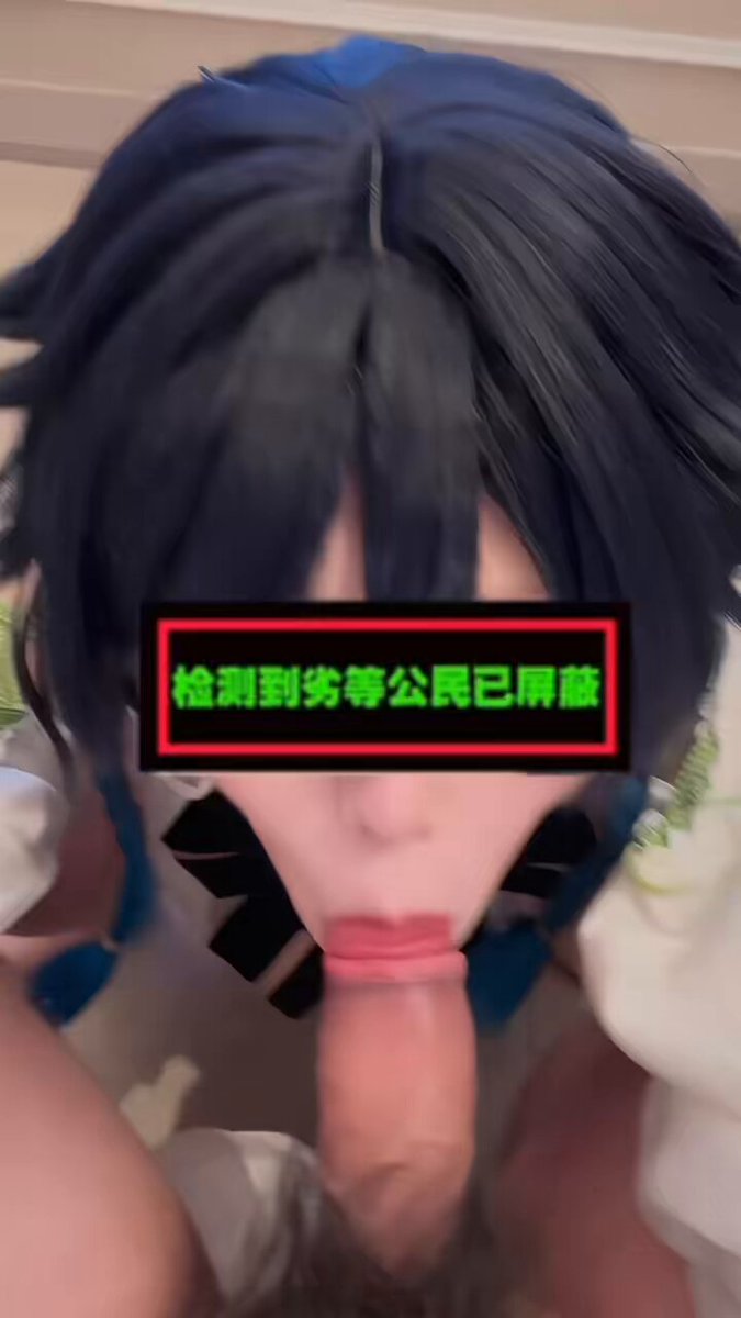 Cosplay blue‑haired girl frantically licks a huge cock — deep‑throats and facial! Lewd tongue skills ignite orgasms on 123av.fun