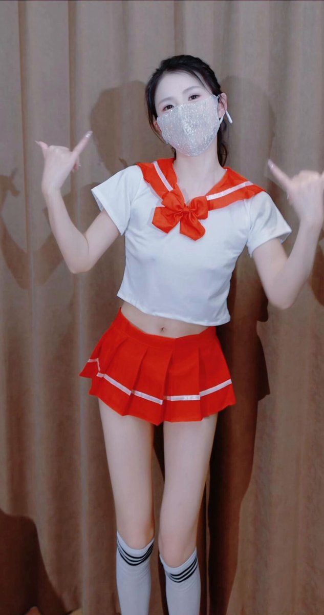 Masked Sailor Uniform Girl Strips and Bares Her Breasts! Perky Butt and Long Legs Seduce — 123av.fun