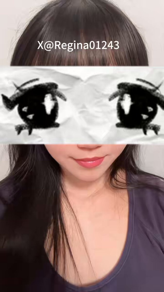 Regina01243动漫眼美女伸舌挑逗 湿滑舌头超诱惑